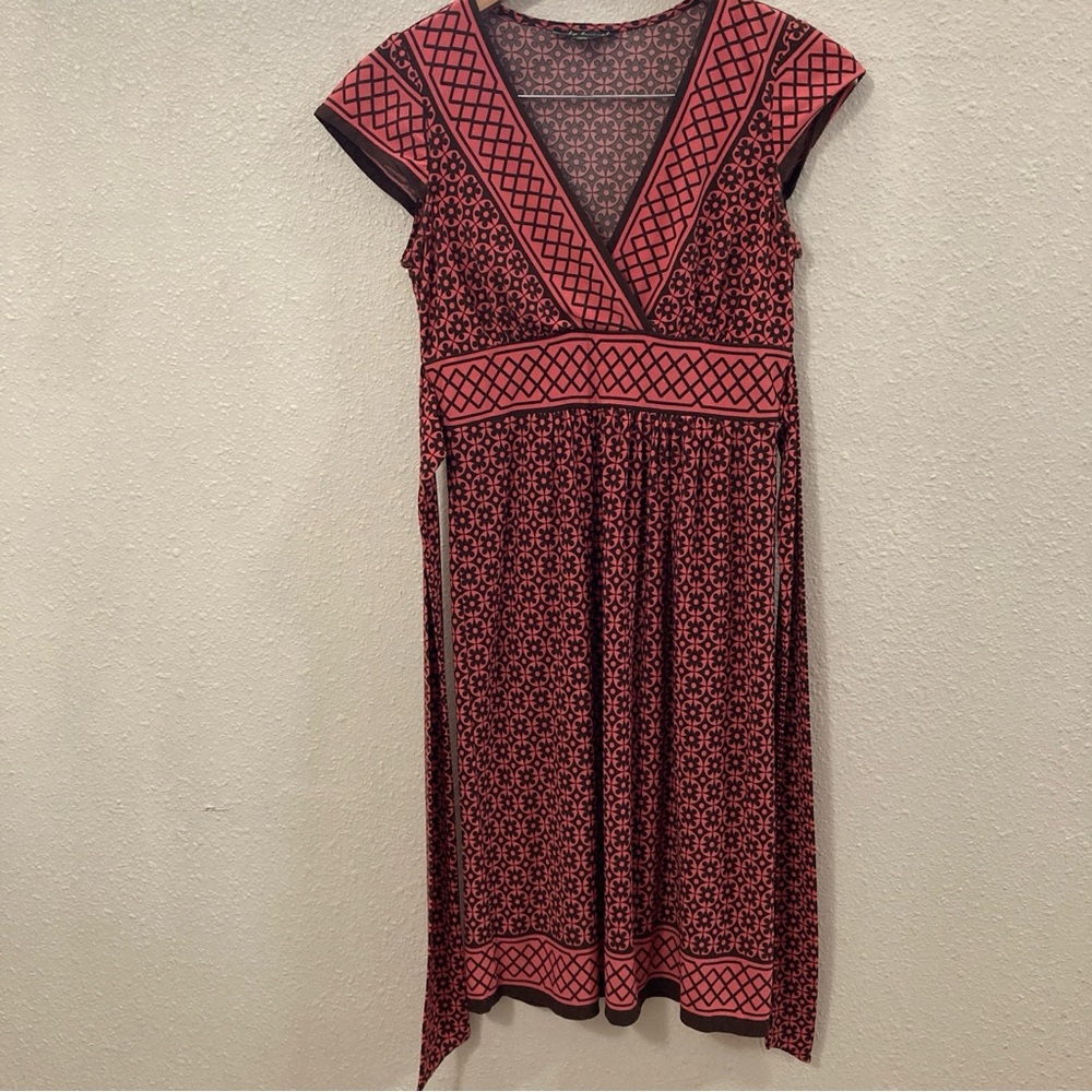 City Trisngles Elegant Geometric Patterned Dress Size M
